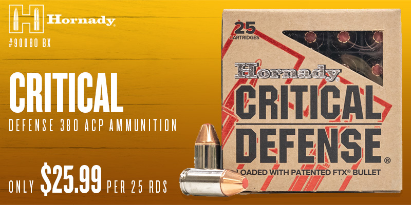 Critical Defense 380 ACP Ammo - MF